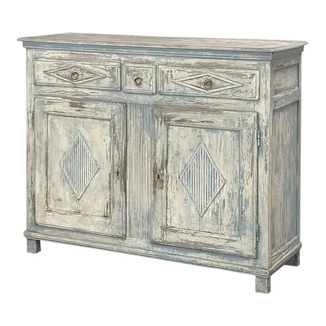 18th Century Swedish Gustavian Period Painted Buffet For Sale