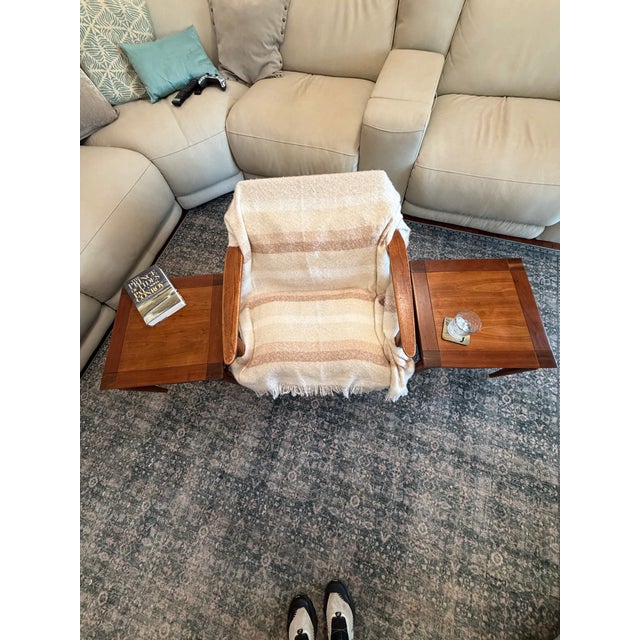 Mid-Century Modern Heritage-Henredon Mid-Century Square Side Tables, Fully Restored — A Pair For Sale - Image 3 of 9