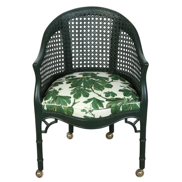 Bielecky Brothers Bielecky Brothers Style Rattan Dining Table and Chairs Set For Sale - Image 4 of 6