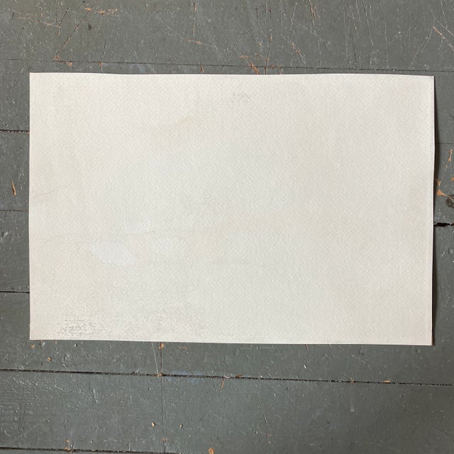 1970’s Original Vintage Male Nude Watercolor Painting For Sale - Image 4 of 5