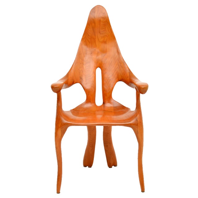 Italian Studio Craft Sculptural Armchair, 1970s For Sale