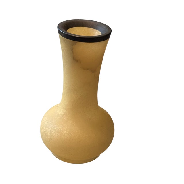 Mid Century Italian Golden Alabaster Box and Vase Set For Sale - Image 13 of 18