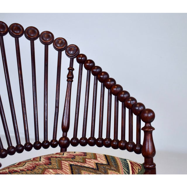 Late 19th Century Antique Late 19th Century George Hunzinger "Lollipop" Rocking Chair For Sale - Image 5 of 13