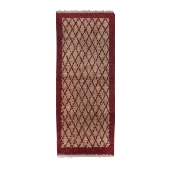 Vintage Organic Woon Brown Angora Mohair Tulu Rug Runner For Sale - Image 12 of 12