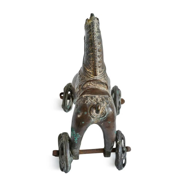 Mid 19th Century Antique Bronze India Toy Horse For Sale - Image 5 of 7