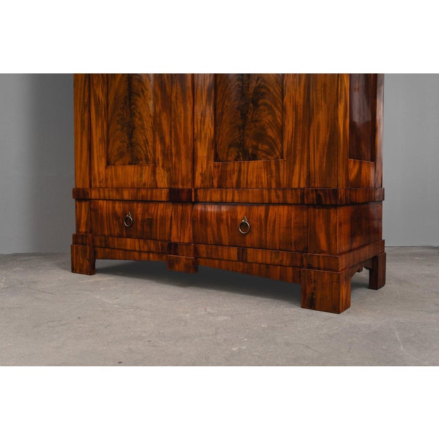 Biedermeier Wardrobe in Mahogany For Sale - Image 15 of 18