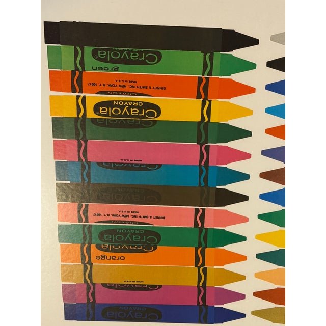 1970s 1970s Vintage Mickey Myers "Even More..."Crayola Crayon Pop-Art Poster, Framed For Sale - Image 5 of 12