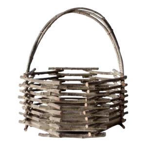 Vintage Adirondack Twig Basket