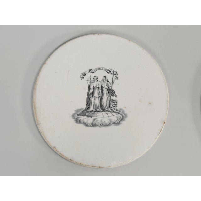 Antique Collection of '10' Ironstone Advertising Scale Plates, Circa 1880-1920 For Sale - Image 11 of 12