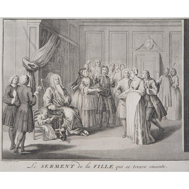 William Hogarth and J.V. Schley, Daily Life Scenes, Engraving For Sale - Image 3 of 12