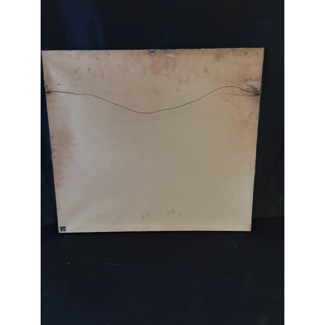 Mid 20th Century Vintage Framed Thai Silk Painting For Sale - Image 5 of 10