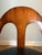 Brass Rare Pair of Mid-Century Michael Taylor for Baker Mahogany Spoonback Slipper Chairs – All Original Black Leather & Brass Tacks For Sale - Image 8 of 14