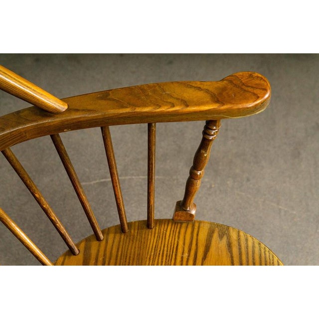 Windsor Armchairs in Oak, Set of 3 For Sale - Image 18 of 18