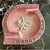 Art Deco Rare Vintage Harry's Bar Venezia Venice Italy Pink Ceramic Ashtray Trinket Dish Catch All For Sale - Image 3 of 8