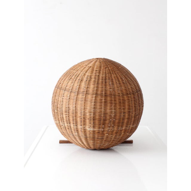 Vintage Wicker Orb Sculpture For Sale - Image 15 of 15