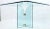 Thick Rounded Square Glass Top Dining Table on Thick Glass Pedestal Base For Sale - Image 11 of 12