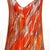 Murano Murano Vintage Fratelli Toso Bright Orange Copper Aventurine Flecks Italian Art Glass Flared Rim Flower Vase For Sale - Image 4 of 10