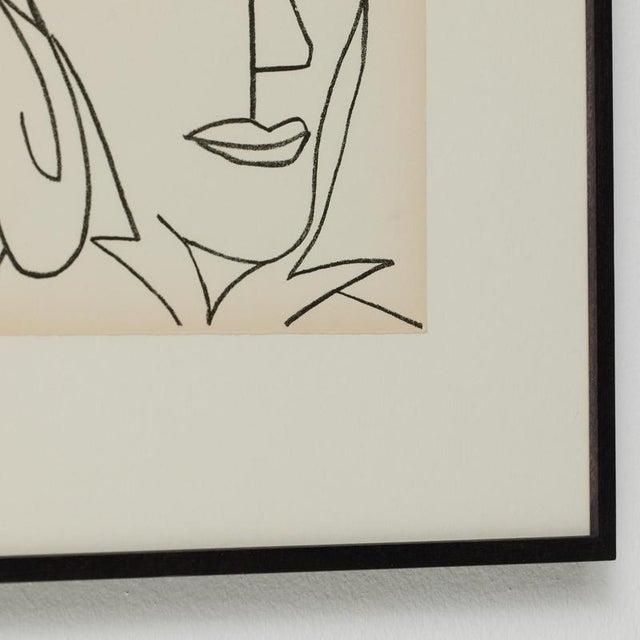 Françoise Gilot, Portrait of a Woman, 1951, Lithograph, Framed For Sale - Image 8 of 18