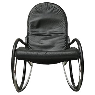 Vintage Swiss Nonna Rocking Chair by Paul Tuttle for Strässle For Sale