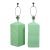 Late 20th Century Mid Century Modern Green Table Lamps - Pair For Sale