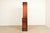 Baker Furniture Style Regency Flame Mahogany Lighted Breakfront Bookcase Cabinet With Drop Front Secretary Desk, Circa 1940s For Sale - Image 14 of 16