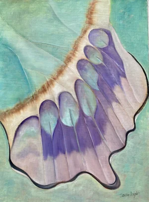“Wing” Contemporary Original Oil Painting by Sandra Wright