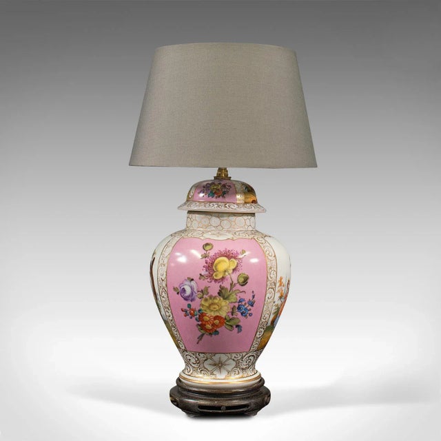 Figurative 1970s Vintage Ceramic Decorative Lamp For Sale - Image 3 of 13