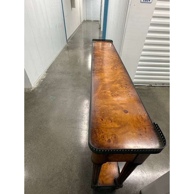 Wood Theodore Alexander Louis XVI Console Table For Sale - Image 7 of 10