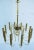 Italian Brass Chandelier, 1940s For Sale - Image 3 of 9