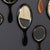 Antique Wooden Hand Mirrors, 19th Century, Set of 25 For Sale - Image 13 of 18