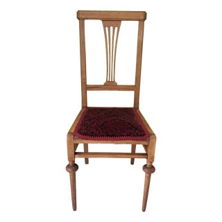 Vintage Art Nouveau Chair in Wood, 1920s For Sale