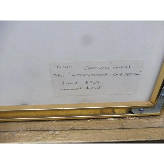 Carolyn Finch, Seascape Marine Yacht Racing, Mid Century, Watercolour Painting For Sale - Image 6 of 14