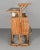 Brown Mid-Century Modern Rattan Tiki Bar, Hand-Crafted, Italy, Circa 1960s For Sale - Image 8 of 12