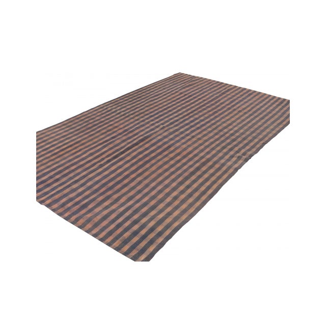 Decorative Vintage Turkish Kilim Rug - 5`7" X 8`11" For Sale - Image 4 of 6