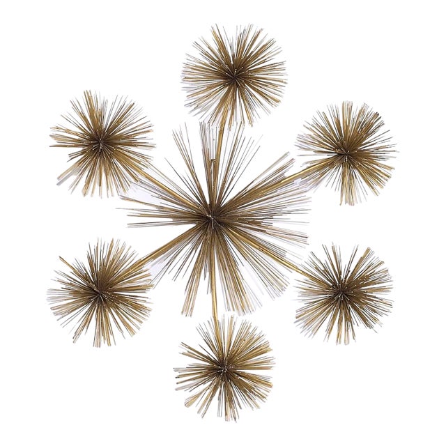 Curtis Jere Style Mid Century Pom Urchin Sculpture For Sale