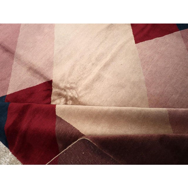 Galerie Shabab Collection Mid-20th Century Chinese Art Deco Rug For Sale - Image 9 of 10