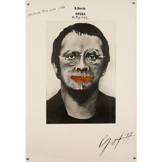 The Threepenny Opera Theatre Poster from Eugeniusz Get Stankiewicz, 1977 For Sale - Image 9 of 9