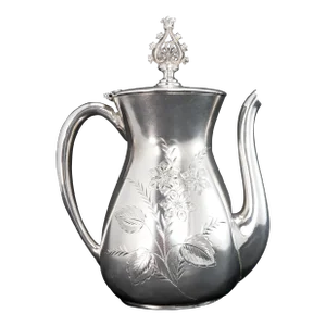 Victorian Meriden Silver Plate Teapot Late 19th Century