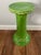 Majolica Green Plant Stand For Sale - Image 4 of 10