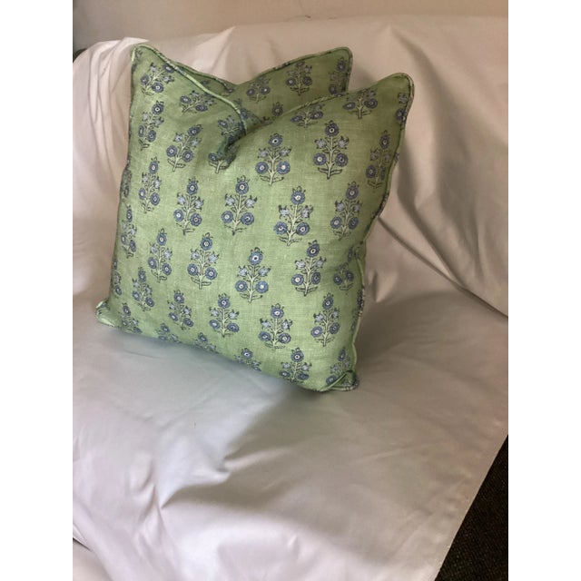 Boho Chic Gp&j Baker Poppy Sprig Pillow Cover For Sale - Image 3 of 3