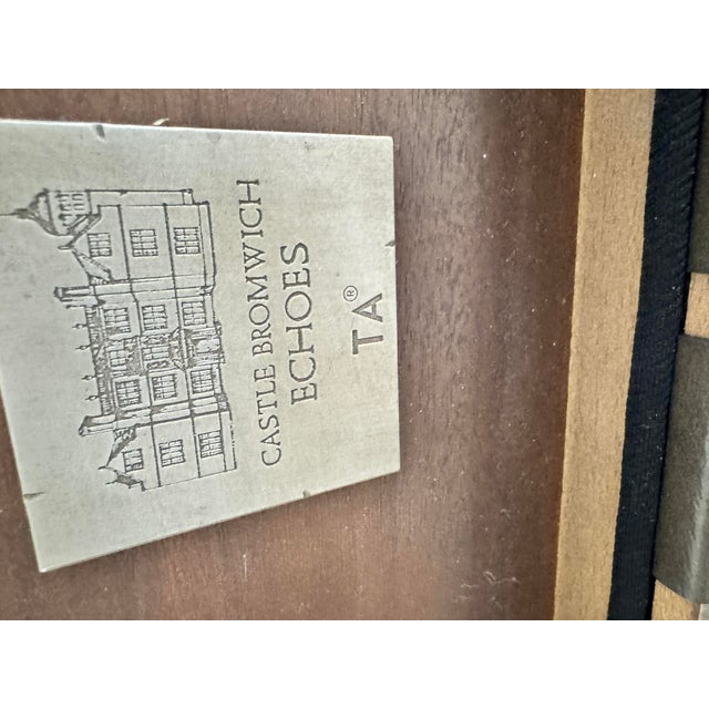 Theodore Alexander Leather Strap Wood End Tables - A Pair For Sale - Image 9 of 12