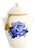 Mid 20th Century Large Buffalo Pottery Niagara Falls Bakery Biscotti Jar For Sale
