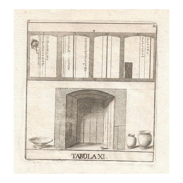 Antique Architectural Engraving For Sale