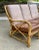 Vintage Hollywood Regency Boho Rattan Sculpted Settee Loveseat Sofa For Sale - Image 6 of 12