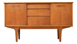 Small Mid Century Teak Credenza by Jentique Furniture