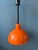 Orange Enamel Pendant Lamp by Joe Hammerborg for Fog & Morup For Sale - Image 11 of 13
