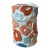 Vintage Handmade & Signed Brutalist Ceramic Vase With Postmodern Pop Art Designs For Sale