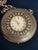 French Sterling Silver Pocket Watch with Chain For Sale - Image 17 of 18