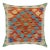 1990s Shabby Chic Turkish Hand Woven Kilim Throw Pillow For Sale