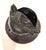 Coffee Beninese Bronze & Rope Bust Sculpture For Sale - Image 8 of 8
